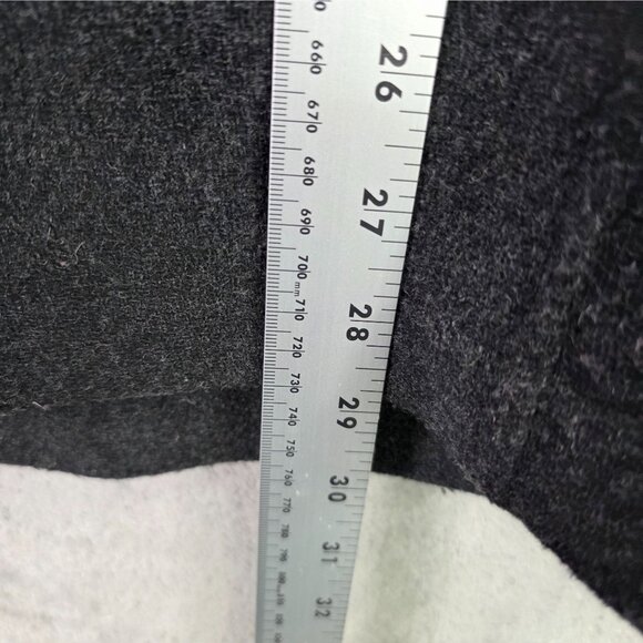 Mens Michael Kors Charcoal Gray Wool Blend Jacket Full Zip & Button Size M - Picture 7 of 8